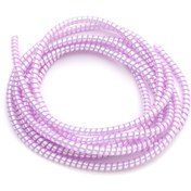 Resim SPELT Şarj Aleti Kablosu Kablo Kordon Koruyucu Spiral Sarma Kılıf Koruma Laser Pink Shine 160cm 