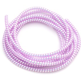 Resim SPELT Şarj Aleti Kablosu Kablo Kordon Koruyucu Spiral Sarma Kılıf Koruma Laser Pink Shine 160cm 