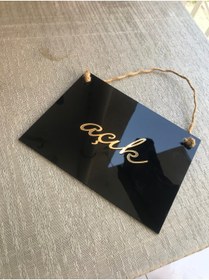 Resim anonim Açık Kapalı Yazısı Pleksi 