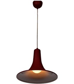 Resim Mylights Retro Kırmızı Içi Beyaz Metal Sarkıt Avize 