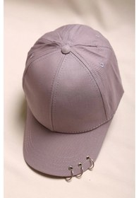 Resim Kanca Detay Spor Şapka Gri - 16636.1736. Gri 