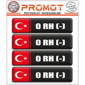 Resim PROMOT KAN GRUBU 3D STİCKER 4'LÜ 