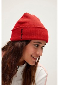 Resim Bad Bear Label Beanie Erkek Bere-27564 - Kırmızı 