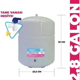 Resim Su Arıtma Deposu,su Arıtma Tankı 2.8 Galon 10 Litre Metal Tank 