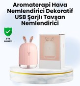 Resim AyrStore Beyaz Renk Ultrasonik Hava Nemlendirici ve Aromaterapi Difüzörü 