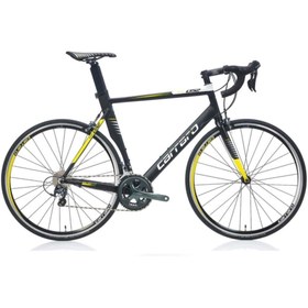 Resim Carraro Race 052 540h 20v Tiagra Mat Siyah Sarı Beyaz Yol Yarış Bisikleti 