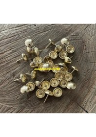 Resim Dmr Kabara Raptiye Koltuk Çivisi Parlak Sarı Düz Çap 9,5mm 1000adet 