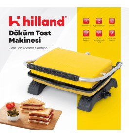 Resim Özbience Organik Demir Döküm Tost Makinesi + Temizleme Fırçası Hediye 