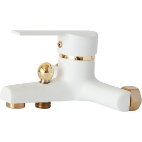 Resim ema Delta Banyo Bataryası Beyaz- Gold 