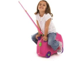 Resim Çocuk Bavulu - Pembe Trixie 