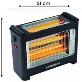 Resim MericLine Şömine Tipi Isıtıcı Soba 1800W 