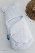 Resim Babymod Velboa Petek 43x75 cm Bebek Battaniyesi Mavi 