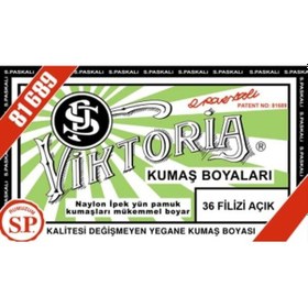 Resim Viktoria Boya Viktoria Toz Kumaş Boyası 10 13 Gr 36 Filizi Açık 