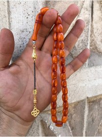 Resim Sultan Telkari Kapsül Kesim Iran Bağası Toz Kehribar Tesbih 