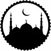 Resim Genel Markalar Cami Silueti 1.Model Sticker 10 x 10 cm 