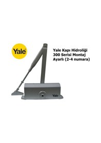 Resim Yale Kapı Hidroliği Kapı Kapayıcı 2-4 Güç Ayarlı Gri 