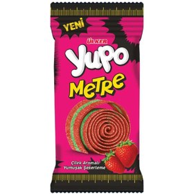 Resim Ülker Yupo Metre Çilekli Yumuşak Şeker 50 G 