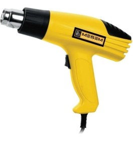 Resim Meşem Sıcak Hava Tabancası 2000 Watt 2 Kademeli Güçlü Performans Sarı Renk 