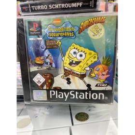 Resim Pal Spongebob Squarepants Supersponge Ps1 Koleksiyonluk Orjinal Oyun Sıfır Jelatinli Kutulu 