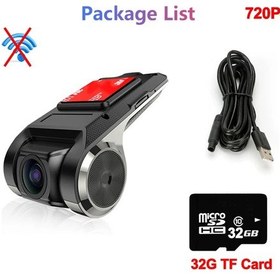 Resim Adas Dashcam 1080p Kamera Arabalar İçin Wıfı App Araba Dvr'ı Evrensel Video X18-no Wıfı-720p-32g 