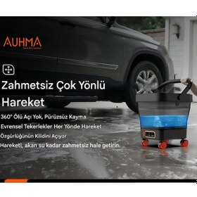 Resim Yüksek Basınçlı Yıkama Makinesi Fırçasız Katlanır Kovalı 150w 14/16 Bar 13 Litre 1 Adet 