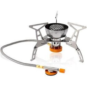 Resim Yaozixa Lixada Dışarıda Kullanım 3200w Güçlü Rüzgar Dayanıklı Kamp Ocağı, 2.5 Dakikada 1l Su Kaynatır, 10kg Yük Kapasitesi, Taşınabilir Çelik Model Çok Renkli 