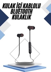 Resim storeks Kablolu Kulakiçi Bluetooth Kulaklık Mıknatıslı ANC Özellikli Yüksek Ses Kaliteli 