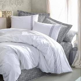 Resim Cotton Box Majestic Paola Nakışlı Pamuk Nevresim Takımı 200x220 