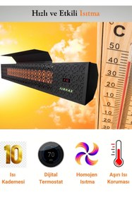 Resim DM Fornax (17 Kw) Doğalgazlı Seramik Radyant Isıtıcı CE Belgeli, GAZMER Onaylı, 2 Yıl Garantili 