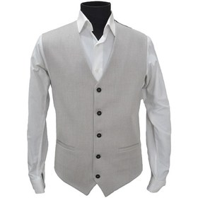 Resim Mentor Regalo Büyük Beden V Yaka Yelek Bej 52002 