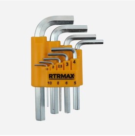 Resim Rh03851 Hex Kısa Allen Anahtar Takımı - 9 Parça 