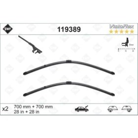 Resim Valeo SILECEK SUPURGESI TAKIMI 700MM / 700MM MERCEDES W220 W221 . CITROEN C6 . PEUGEOT 407 SWF A2218201300 6426SY 