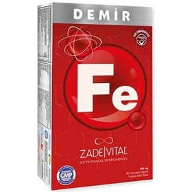 Resim Zade Vital Demir Blister 30 Kapsül 