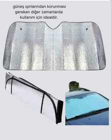 Resim Zengemtx Otomobil Güneşliği Katlanabilir Tasarım Ve Süngerli Isı Yalıtımı 