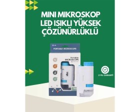 Resim Renas Store LED Aydınlatmalı 80-200 Kat Büyütmeli Cep Mikroskop 
