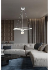 Resim Eray Aydınlatma 2078-30 Kr Led Krom Avize 
