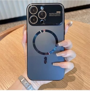 İphone 14/13 Uyumlu İçin E-mürekkep Ekranlı Nfc Telefon Kılıfı Mavi