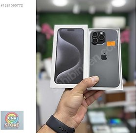 Resim Apple iPhone 15 Pro Max İkinci El TR | 256 GB | Siyah 