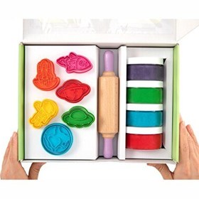 Resim ChildGen Uzay Doğal Oyun Hamurları Premium Kutu Set 