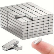 Resim 100 adet Neodim Nadir Toprak Mıknatısları, 10x5x2mm - Manyetik Çubuklar, Araç Depolama, Laboratuvar Kullanımı, Dolaplar, Dekorasyon ve Daha Fazlası için 