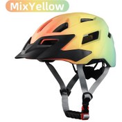 Resim Çocuk Kask Çocuk Bisiklet Güvenliği Bisiklet Erkek Kız Açık Spor Koruma Kapağı Mixyellow S 52-56cm Sarı 