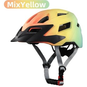 Resim Çocuk Kask Çocuk Bisiklet Güvenliği Bisiklet Erkek Kız Açık Spor Koruma Kapağı Mixyellow S 52-56cm Sarı 