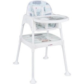 Resim Babydoor 3ın1 Filli Çalışma Masalı Pedli Mama Sandalyesi 