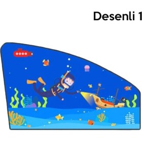 Resim SHC4200 Ally Araç-Araba Manyetik Yan Cam Güneşlik -GÖLGELIK-(5775) 