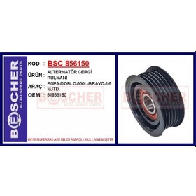 Resim Alternatör - 11 - Gergi Rulmanı - Mıxdepo - Egea-doblo-500l-bravo-1.6 Mjtd. Alternatör Gergi Rulmanı 