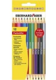 Resim Eberhard Faber Çift Taraflı Kuru Boya Kalemi 3 Mm 12Li 514811 