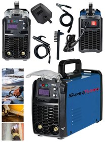 Resim SUPERTURBO MMA-200A Dijital Ekranlı Kaynak Makinesi – Çift Kartlı, Otomatik, Fan Soğutmalı, 200A Çanta Tipi 
