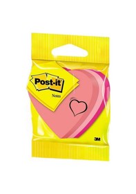 Resim Post-It Yapışkanlı Not Kağıdı Kalp Şeklinde 225 Yaprak 2007H 