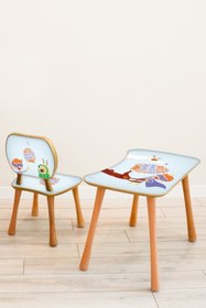 Resim Popcorn Kids Apple Super Hero Aktivite Sandalye (2-5 Yaş) 