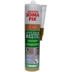 Resim Somafix SE450 Akrilik Mastik 450GR Beyaz 